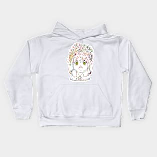 Spring comes, flowers blown! Kids Hoodie